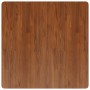 Tablero de mesa cuadrada madera roble marrón oscuro 90x90x1,5cm