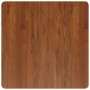 Tablero de mesa cuadrada madera roble marrón oscuro 70x70x2,5cm