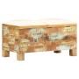 Solid recycled wood storage bench 80x40x40 cm by vidaXL, Benches for halls and storage - Ref: Foro24-245137, Price: 208,22 €,...