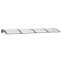 Schwarzes Polycarbonat-Türvordach 400 x 100 cm von vidaXL, Markisen - Ref: Foro24-153600, Preis: 122,33 €, Rabatt: %