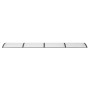 Schwarzes Polycarbonat-Türvordach 400 x 100 cm von vidaXL, Markisen - Ref: Foro24-153600, Preis: 122,33 €, Rabatt: %