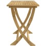 Mesa de jardín plegable madera maciza de acacia 110x55x75 cm