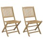 Sillas de jardín plegables 2 uds madera acacia 57x48,5x90 cm