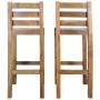 Küchenhocker 2 Einheiten recyceltes Massivholz von vidaXL, Küchenhocker - Ref: Foro24-245800, Preis: 183,53 €, Rabatt: %