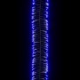 Tira de luces de racimo con 400 LED PVC azul 7,4 m