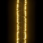 Tira de luces de racimo con 1000 LED PVC blanco cálido 11 m
