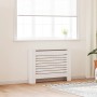 Cubierta para radiador MDF blanco 112x19x81,5 cm