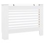 Cubierta para radiador MDF blanco 112x19x81,5 cm