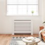 Cubierta para radiador MDF blanco 112x19x81,5 cm