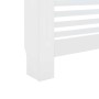 Cubierta para radiador MDF blanco 112x19x81,5 cm