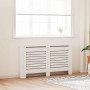 Cubierta para radiador MDF blanco 152x19x81,5 cm