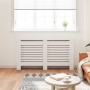 Cubierta para radiador MDF blanco 152x19x81,5 cm
