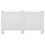 Cubierta para radiador MDF blanco 152x19x81,5 cm