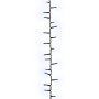 Tira de luces compacta con 2000 LED PVC azul 45 m
