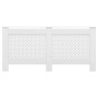 Cubierta para radiador MDF blanco 172x19x81,5 cm