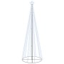 Árbol de Navidad cónico 310 LED blanco frío 100x300 cm