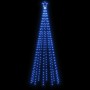 Árbol de Navidad cónico 310 LED azul 100x300 cm