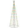 Árbol de Navidad cónico 310 LED de colores 100x300 cm