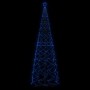 Árbol de Navidad cónico 1400 LED azul 160x500 cm