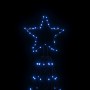 Árbol de Navidad cónico 1400 LED azul 160x500 cm