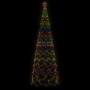 Árbol de Navidad cónico 1400 LED de colores 160x500 cm