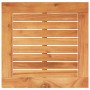 Juego de bistró 3 pzas ratán PE beige y madera maciza acacia