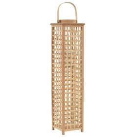 Portavelas colgante bambú natural de vidaXL, Candelabros - Ref: Foro24-246815, Precio: 43,31 €, Descuento: %