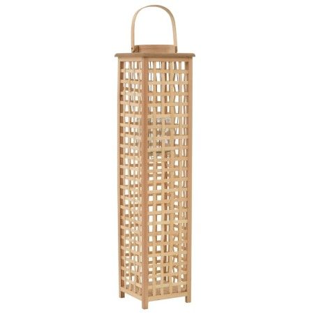 Hängender Kerzenhalter aus natürlichem Bambus von vidaXL, Kronleuchter - Ref: Foro24-246815, Preis: 43,31 €, Rabatt: %