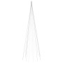 Árbol de Navidad en asta de bandera 732 LED blanco frío 500 cm