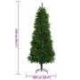 Árbol de Navidad artificial hojas realistas verde 240 cm