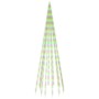 Árbol de Navidad en asta de bandera 732 LED de colores 500 cm