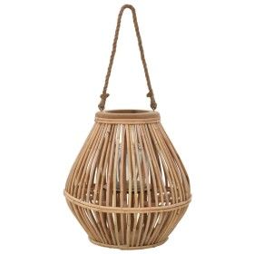 Portavelas colgante de mimbre natural de vidaXL, Candelabros - Ref: Foro24-246819, Precio: 54,97 €, Descuento: %