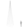 Árbol de Navidad en asta de bandera 1134LED blanco cálido 800cm