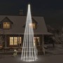 Árbol de Navidad en asta de bandera 1134 LED blanco frío 800 cm