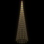 Árbol de Navidad en asta de bandera 1134 LED de colores 800 cm