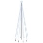 Árbol de Navidad con pincho 310 LED blanco frío 300 cm