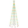 Árbol de Navidad con pincho 310 LED de colores 300 cm