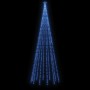 Árbol de Navidad con pincho 732 LED azul 500 cm