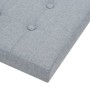 Taburetes almacenaje plegables 2 uds lino sintético gris claro by vidaXL, Folding stools and chairs - Ref: Foro24-247080, Pri...