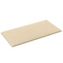 Paneles de pared 12 uds tela color crema 30x15 cm 0,54 m²