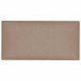 Paneles de pared 12 uds cuero PE capuchino 30x15 cm 0,54 m²
