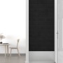 Paneles de pared 12 uds terciopelo negro 30x15 cm 0,54 m²