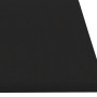 Paneles de pared 12 uds tela negro 60x15 cm 1,08 m²