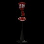 Farola de Navidad con Papá Noel y LED 180 cm
