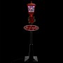 Farola de Navidad con Papá Noel y LED 180 cm