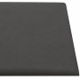 Paneles de pared 12 uds cuero sintético gris 60x30 cm 2,16 m²