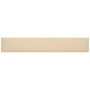 Paneles de pared 12 uds tela color crema 90x15 cm 1,62 m²