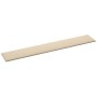 Paneles de pared 12 uds tela color crema 90x15 cm 1,62 m²