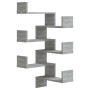 Corner wall shelves 2 pcs Sonoma gray 40x40x50 cm by vidaXL, Shelves and shelves - Ref: Foro24-815207, Price: 36,14 €, Discou...