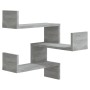 Corner wall shelves 2 pcs Sonoma gray 40x40x50 cm by vidaXL, Shelves and shelves - Ref: Foro24-815207, Price: 36,14 €, Discou...